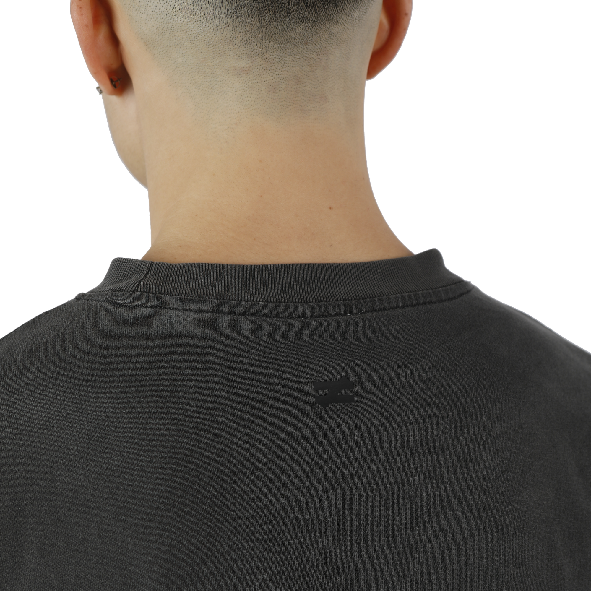 BLACK MONOCHROME SELF MADE ATHLETES STATEMENT TEE