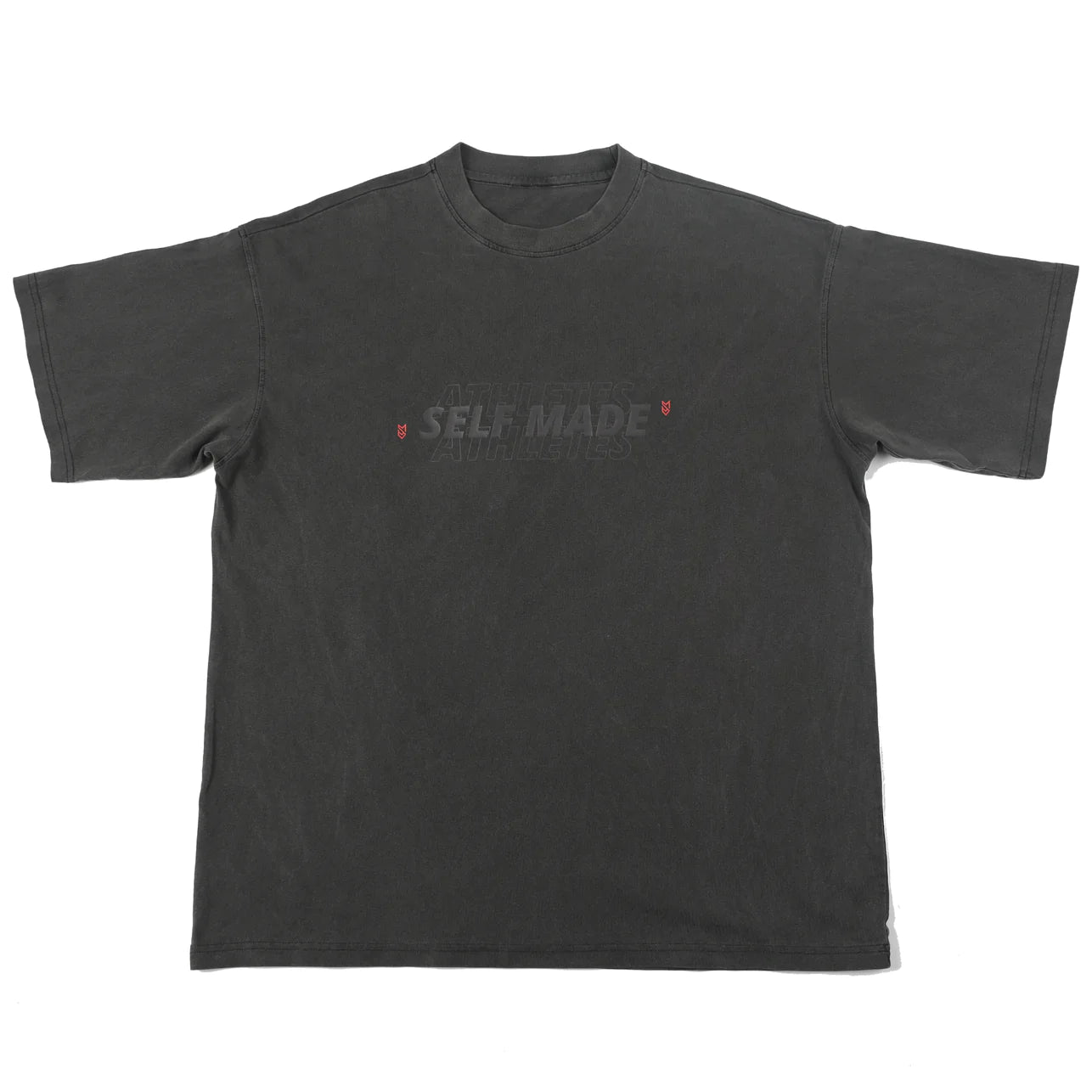 GREY SELF MADE ATHLETES STATEMENT TEE