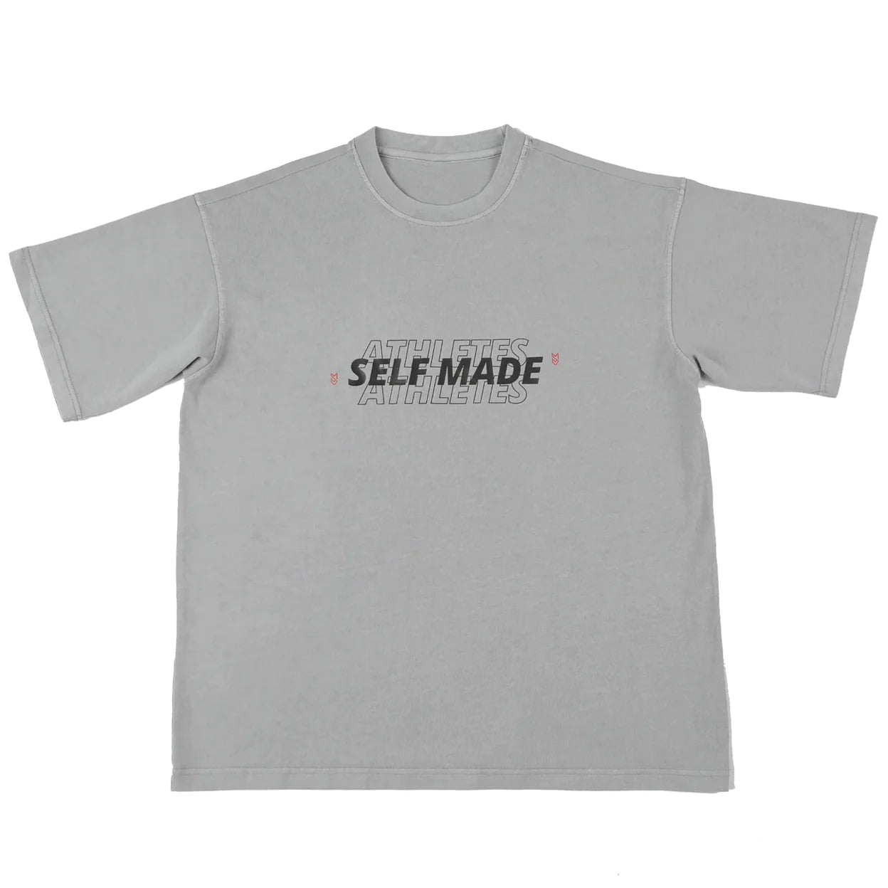 WHITE SELF MADE ATHLETES STATEMENT TEE