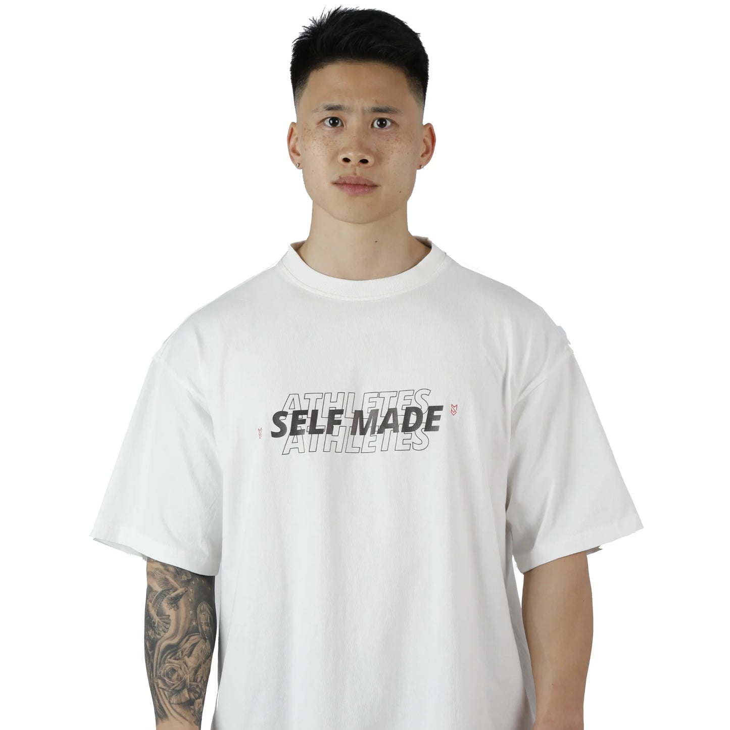 BLACK SELF MADE ATHLETES STATEMENT TEE