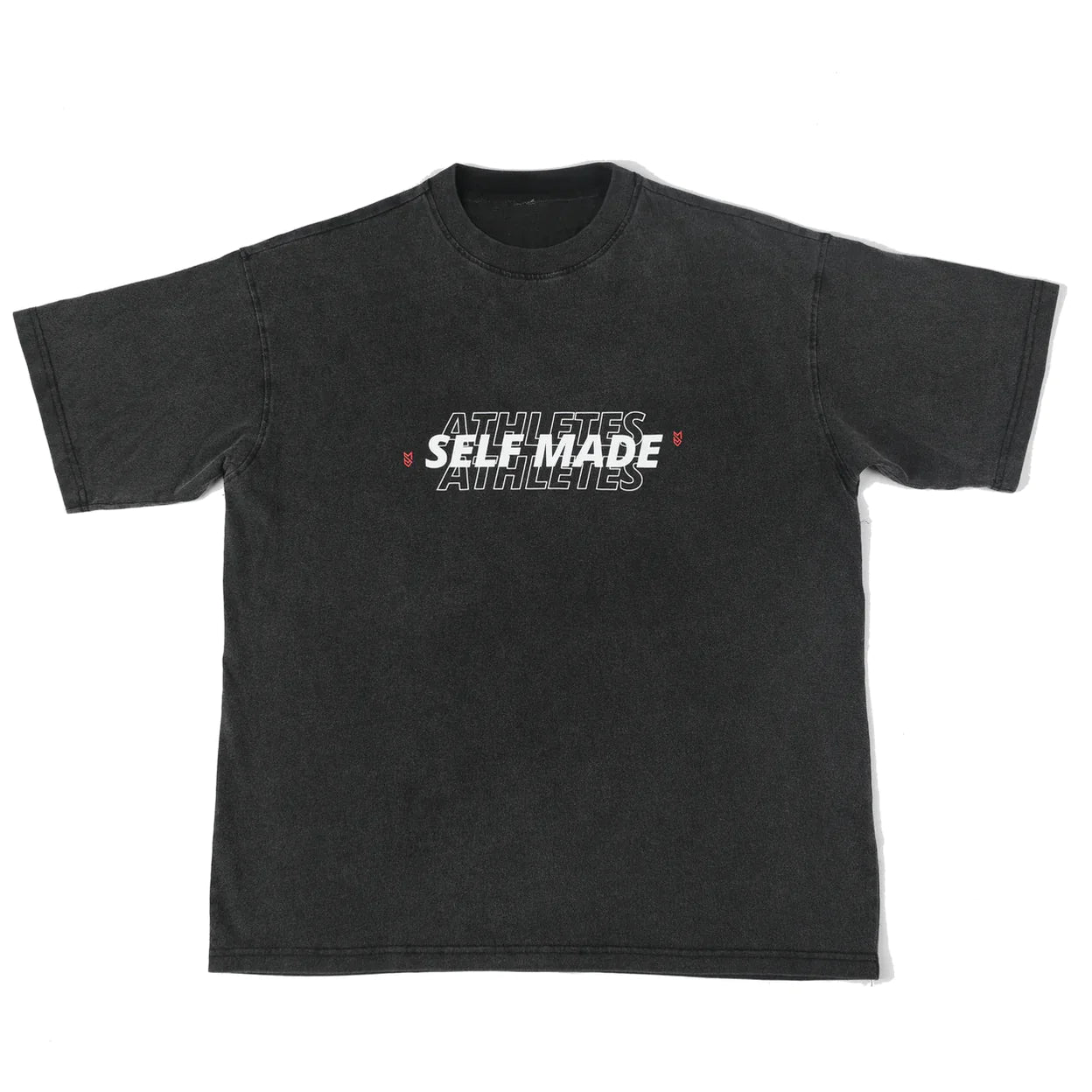 GREY SELF MADE ATHLETES STATEMENT TEE